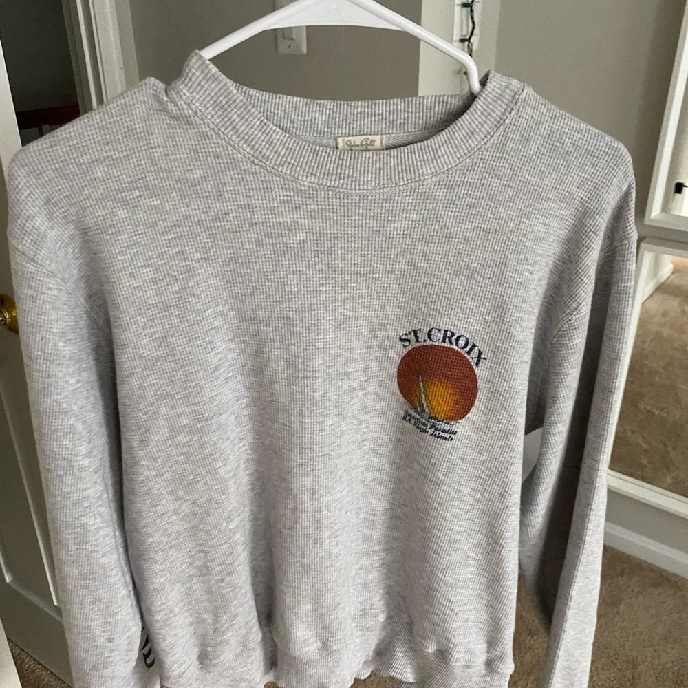 Brandy Melville waffle long sleeve top